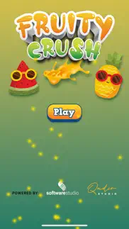 fruity crush match 3 game iphone screenshot 1