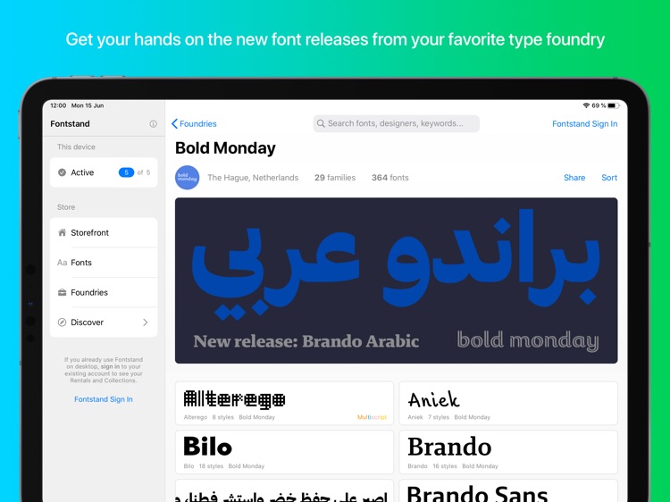 Fontstand for iPad screenshot-5