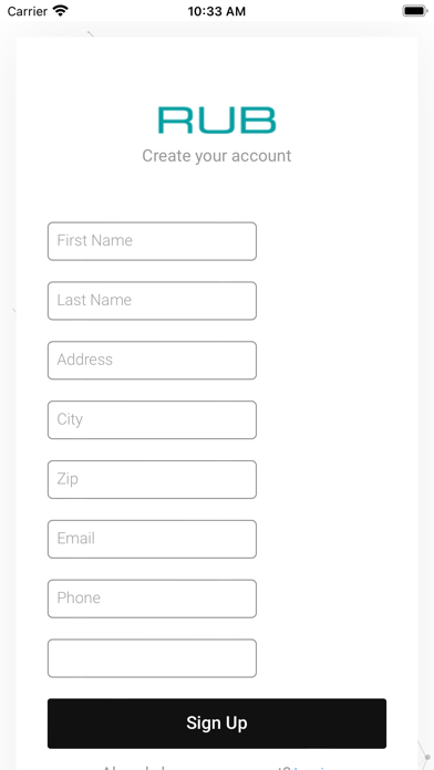RUB Money Transfer Screenshot