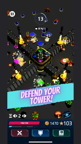 Game screenshot Idle Space Tower Defense! apk