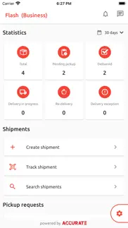 flash shipping business iphone screenshot 4