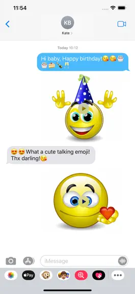 Game screenshot Talking Emojis for Texting mod apk