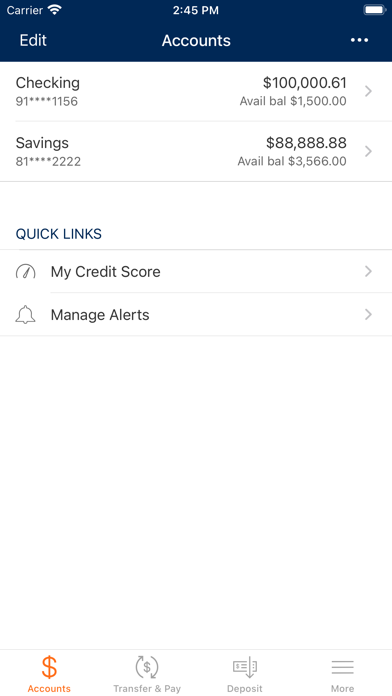 Chocolate Bayou CU Mobile Screenshot