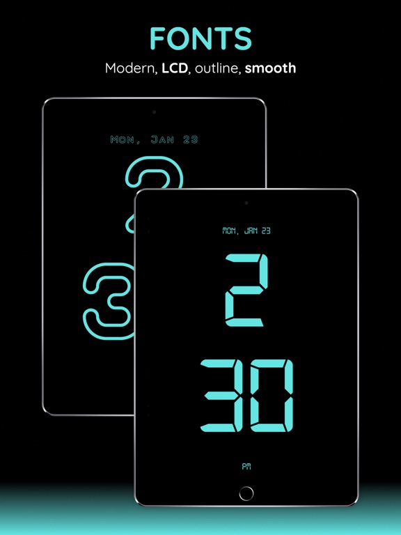 Screenshot #4 for Bed Time | Large Clock