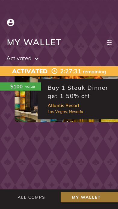 Comp Wallet Screenshot