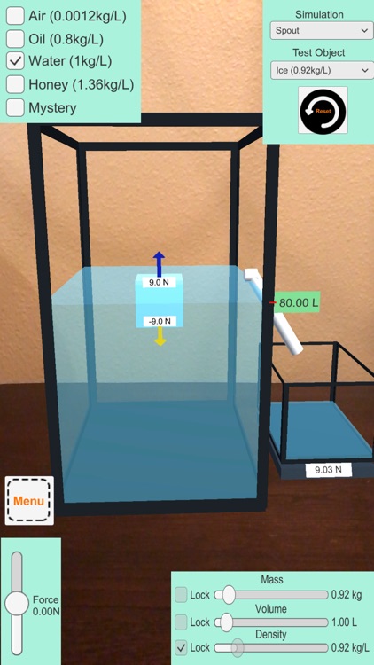 AR Buoyancy Physics Sim