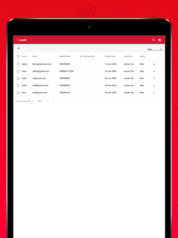 App screenshot