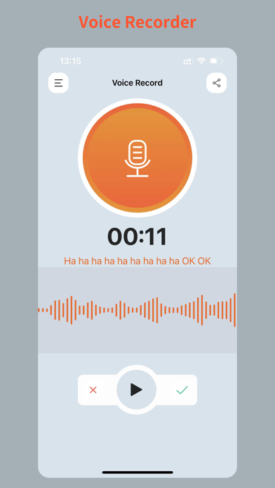 Voice Recorder App: Audio Edit Screenshot