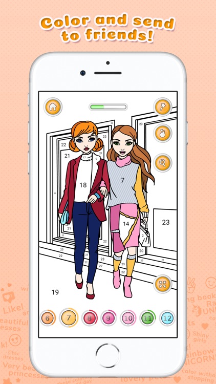 Color by Number for Girls screenshot-3