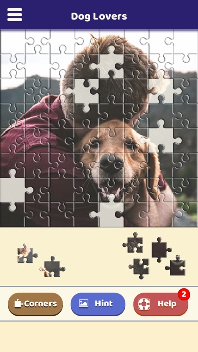 Dog Lovers Puzzle Screenshot