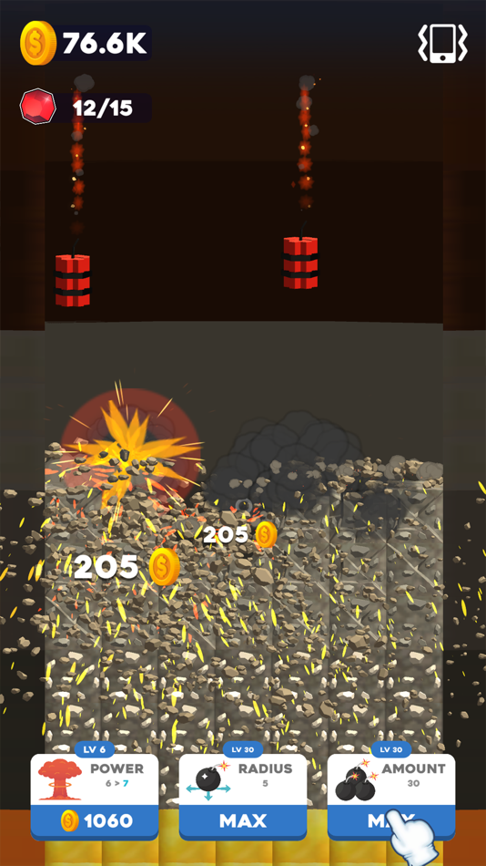 #3. Dig Deep Clicker (iOS) 由: Electric Monkeys