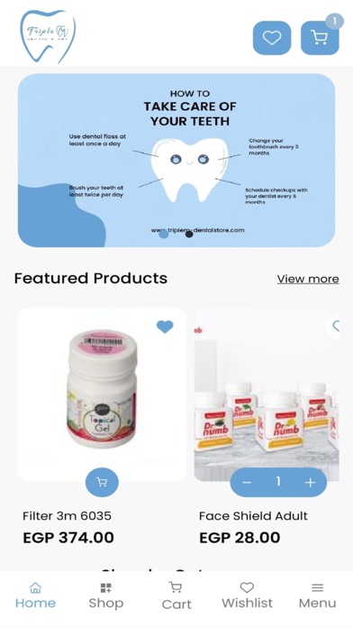 Triple M Dental Store Screenshot