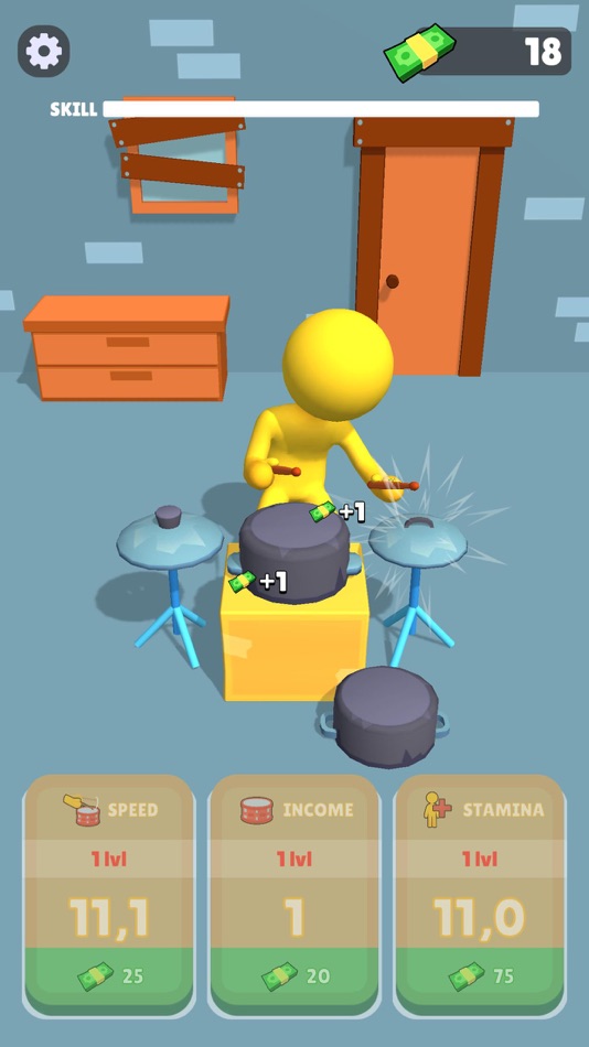 #8. Idle Drummers (iOS) 由: Dmytro Demchuk