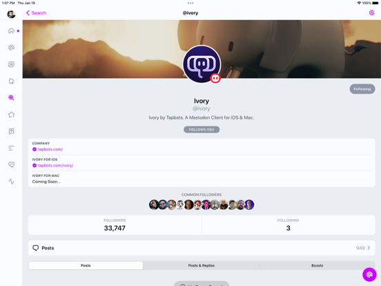 Screenshot #6 pour Ivory for Mastodon by Tapbots