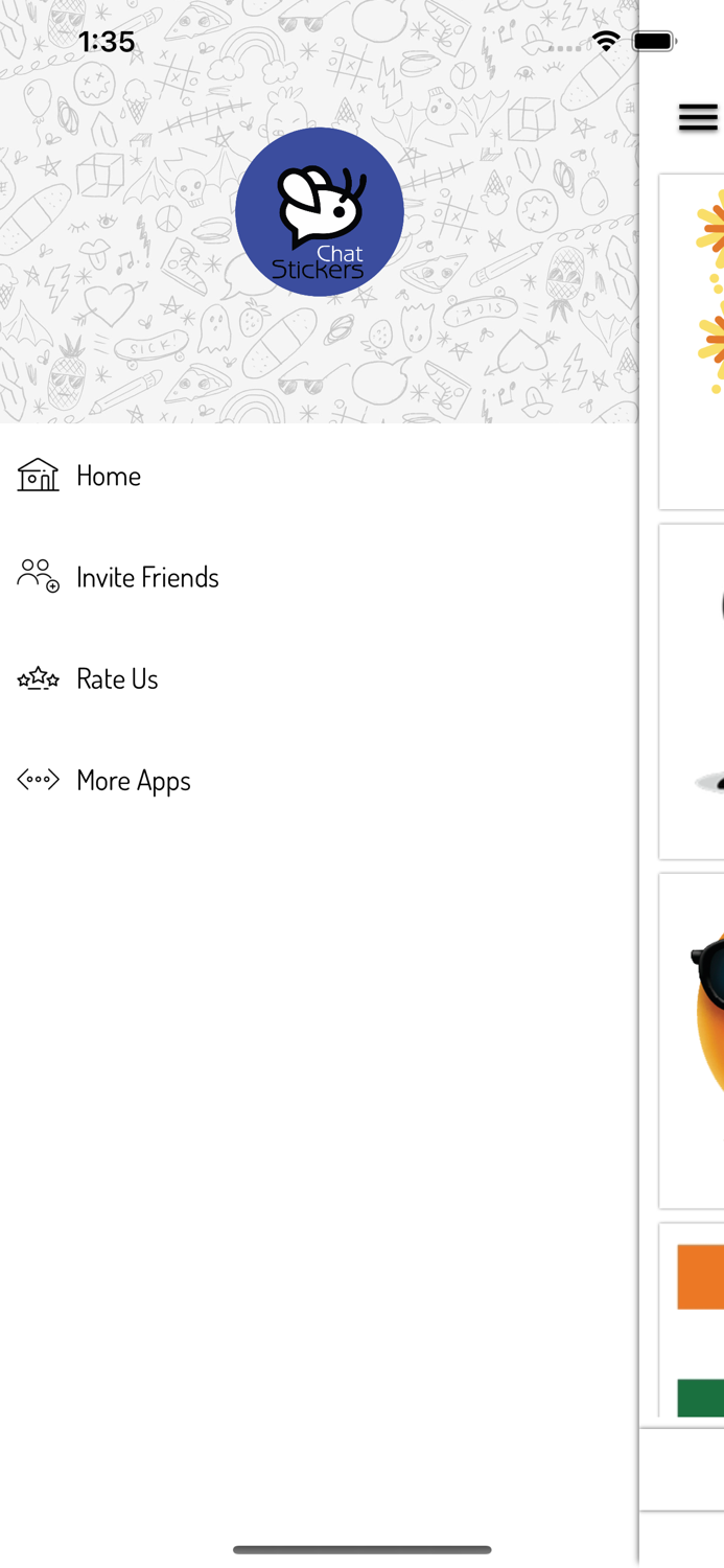 Chat Stickers App