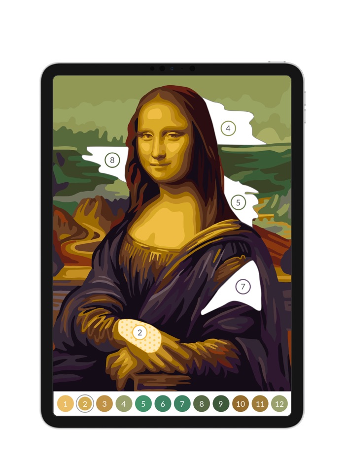 April - Oil Painting by Number