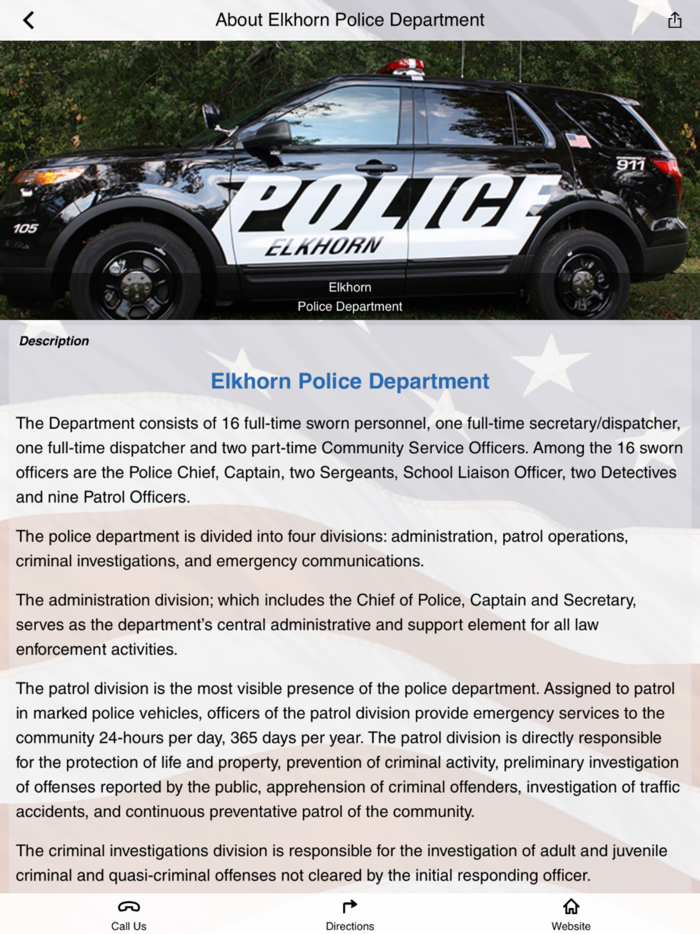 Elkhorn Police Department