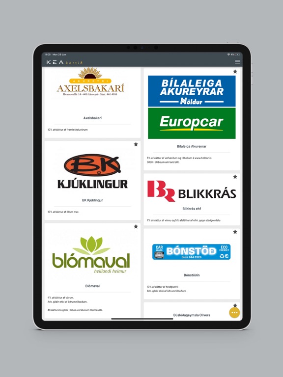 Screenshot #5 pour KEA kortið