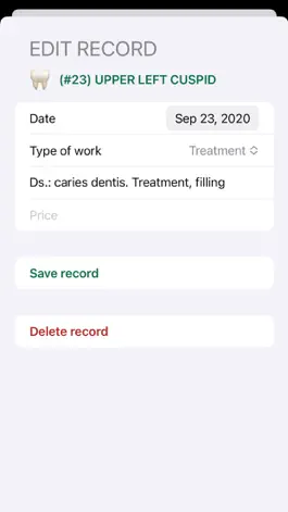 Game screenshot Simple Dental Logbook hack