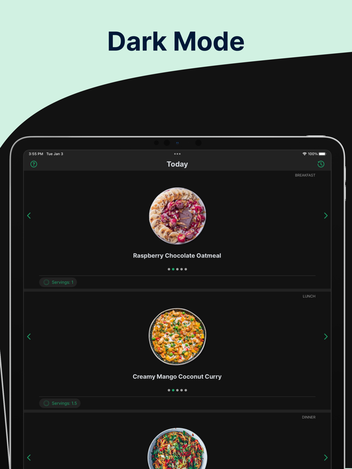 feastr Meal Plan and Recipes