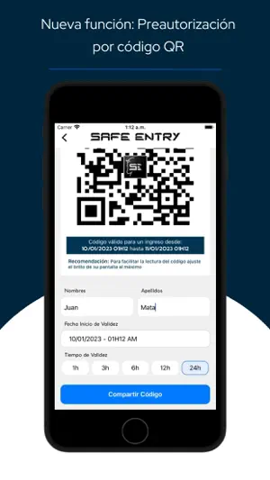 SAFE ENTRY APP screenshot 2