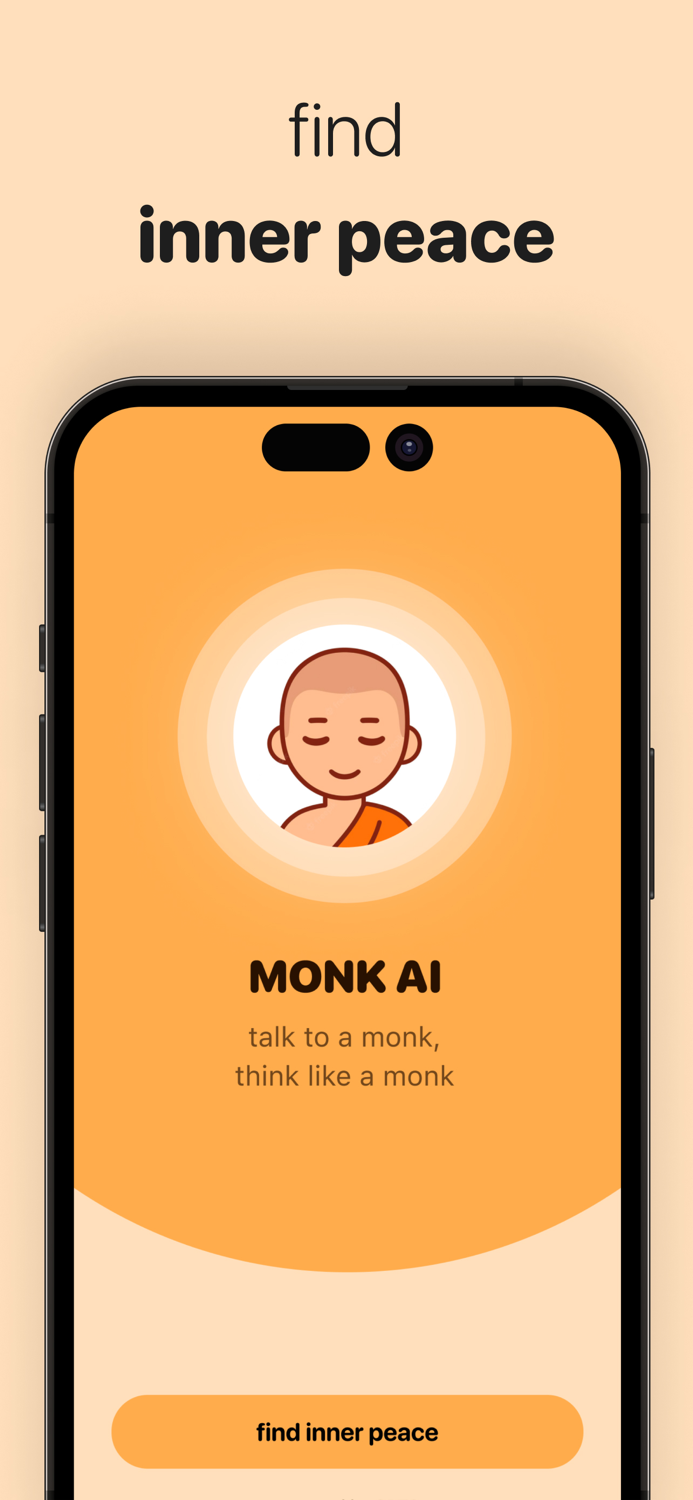 Monk AI - find inner peace