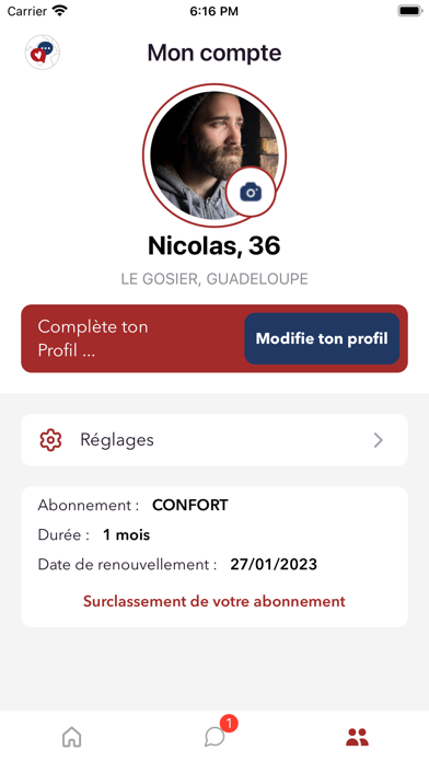 LovExpat - App de rencontre Screenshot