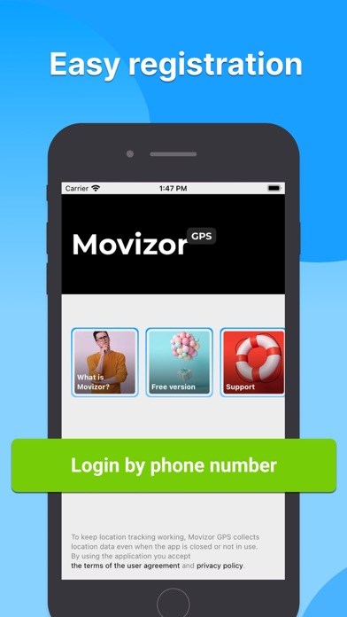 Movizor GPS locator & tracker Screenshot