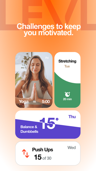 LEVL Fitness Screenshot