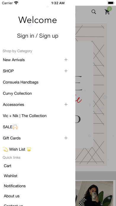 Pomp and Chic Boutique Screenshot