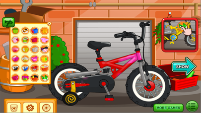 Clean Up, Bike Car Wash Games Screenshot