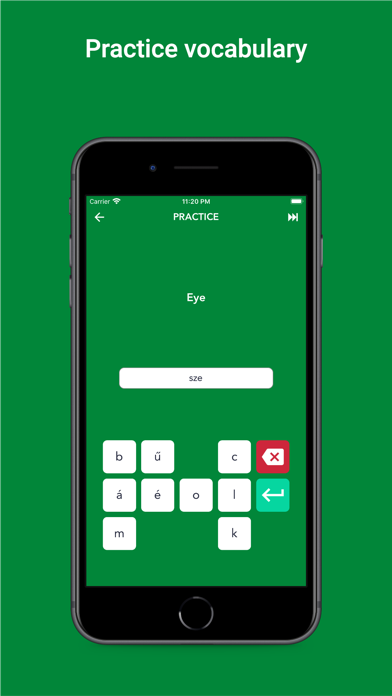 Tobo: Hungarian Vocabulary Screenshot