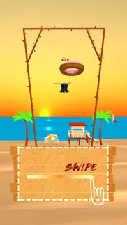 bouncy beach - hoop game iphone screenshot 1