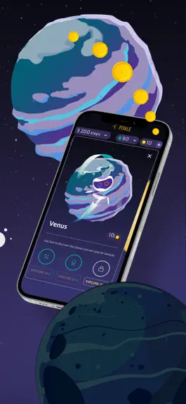 Game screenshot Fitale: fit game in space apk