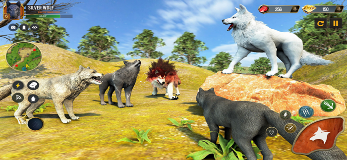 Angry Wolf Simulator Games 3D