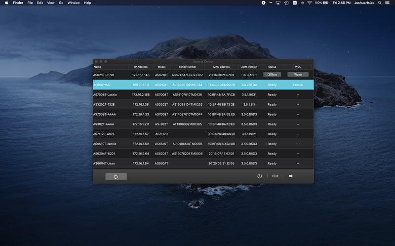 Screenshot #1 pour ASUSTOR Control Center