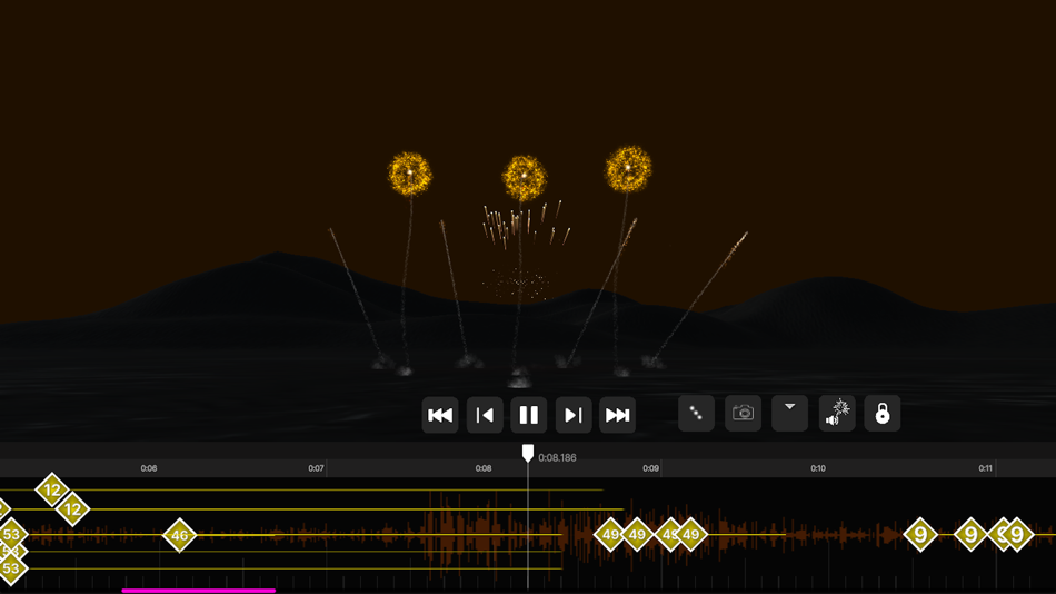 #1. Pyro Simulator for iPhone (iOS) 由: Pedro Soria Martinez