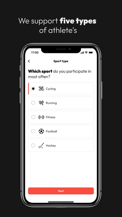 The Athlete's FoodCoach Screenshot