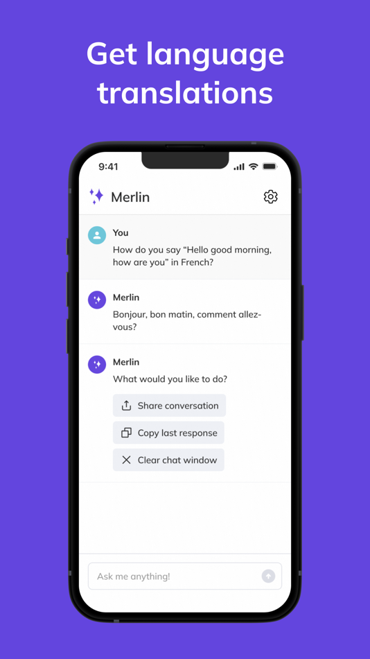 #10. Merlin AI - Chatbot Assistant (iOS) 由: DogTown Media, LLC