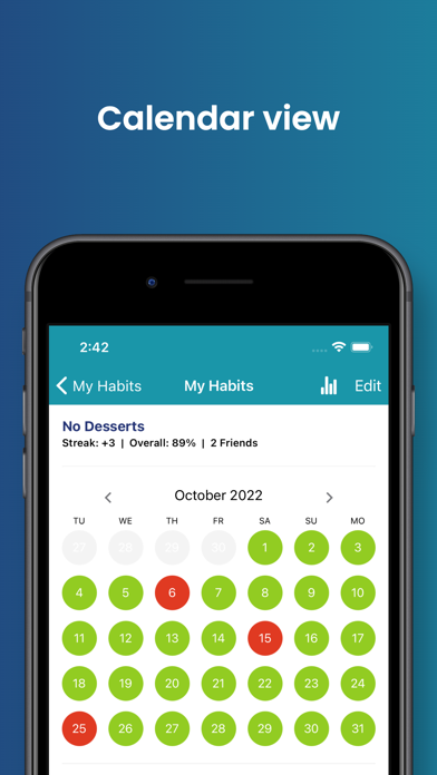 HabitShare - Habit Tracker Screenshot