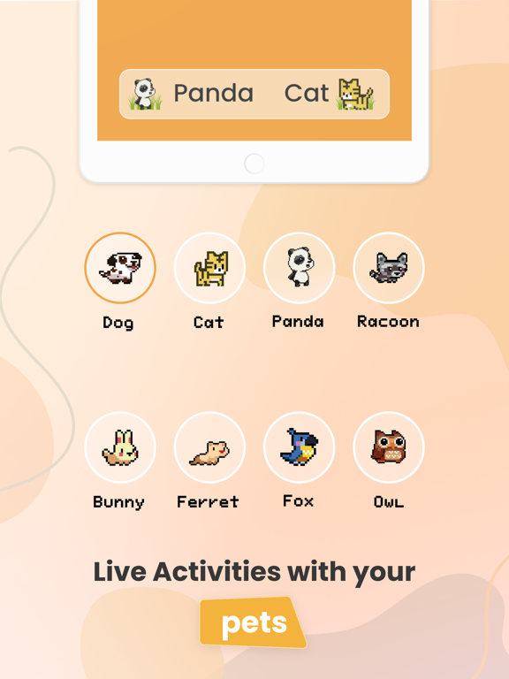 Pixel Pets- Homescreen Widget iPad screenshot 2 - Graphics & Design app
