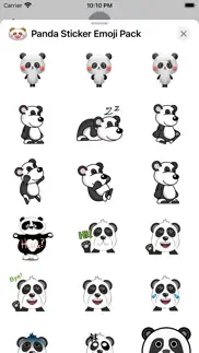 panda sticker emoji pack iphone screenshot 3