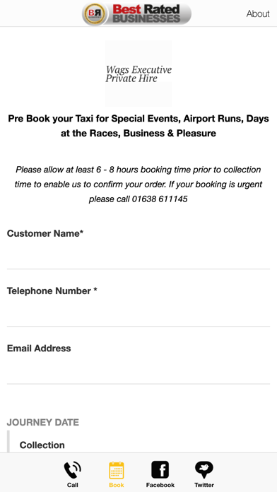 Screenshot #2 pour Wags Executive Private Hire