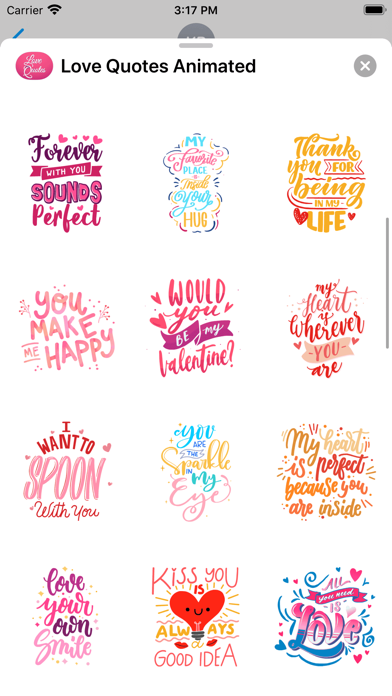 Love Quotes Animated Screenshot