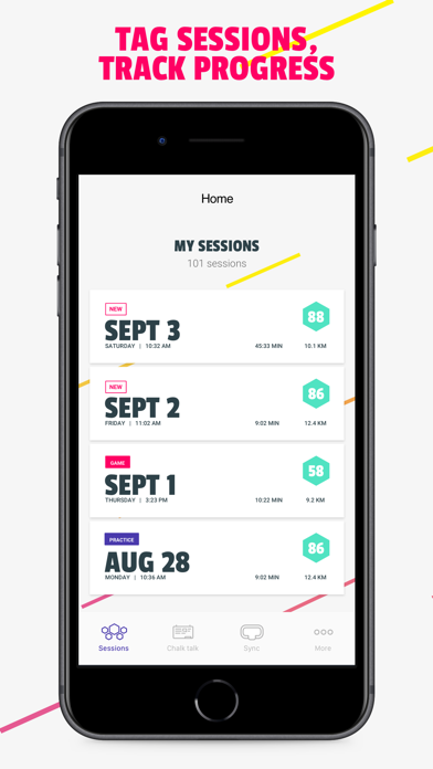 DashTag: Personal sport stats Screenshot