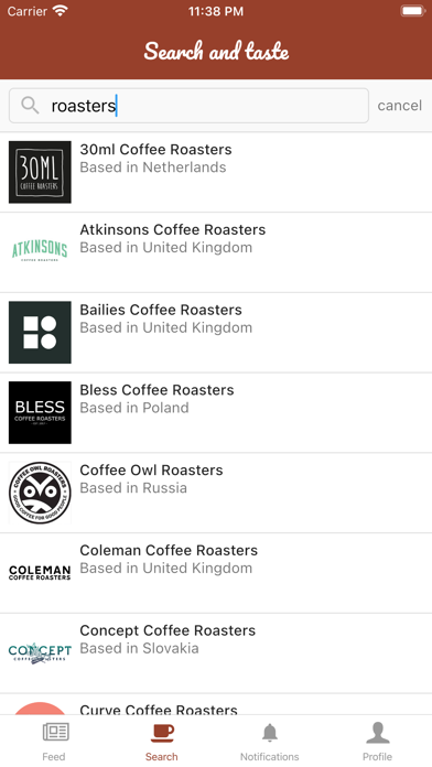 Tasting Coffee Screenshot