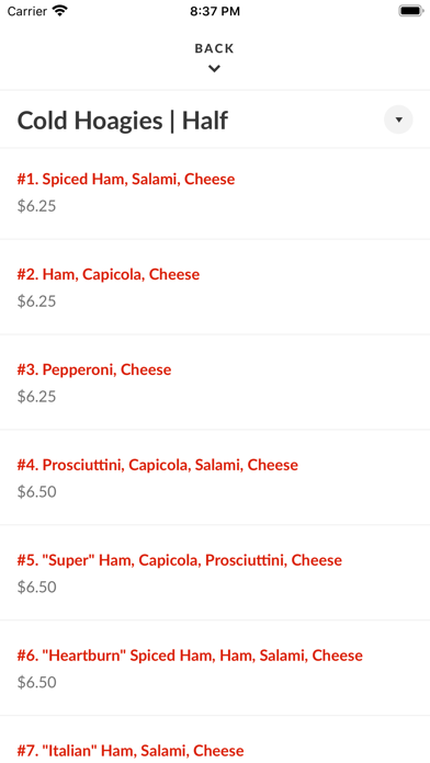 Bogie's Hoagies Screenshot