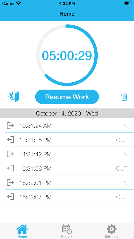 #1. TimeTracking - Track Work Time (iOS) 게시자: Toseefhusen Khilji