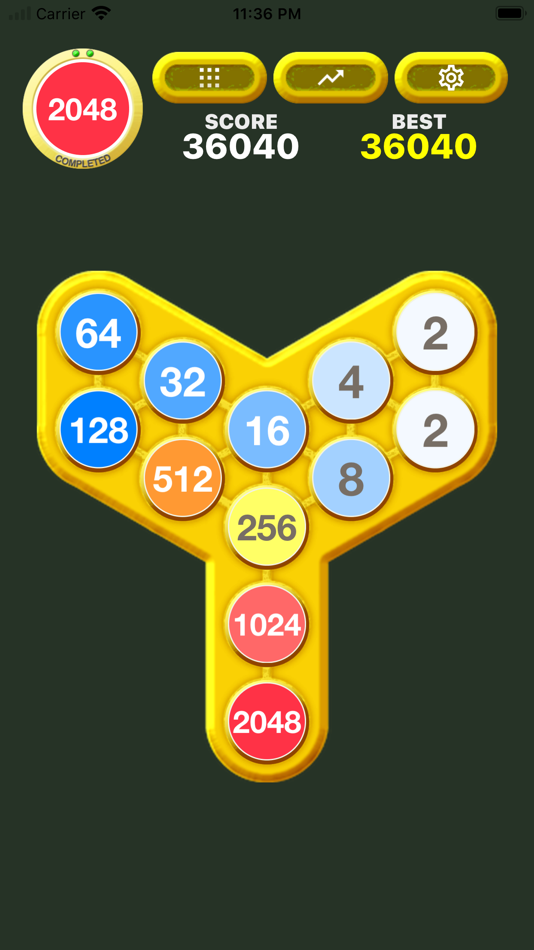 #1. 2048 3D - Number Merge (iOS) 由: Mapletree Apps