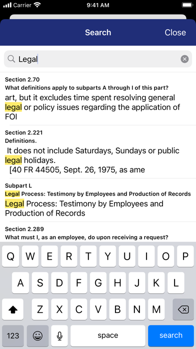 CFR 43 by PocketLaw Screenshot 4 - AppWisp.com CFR 43 by PocketLaw Screenshot 4 - AppWisp.com